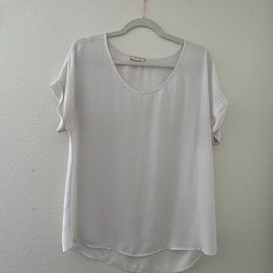Pleione White Blouse Sz M